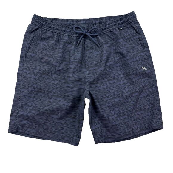 Hurley Mens Shorts Size Medium Striped Drawstring Swim Hybrid Board Shorts Logo - Picture 1 of 10